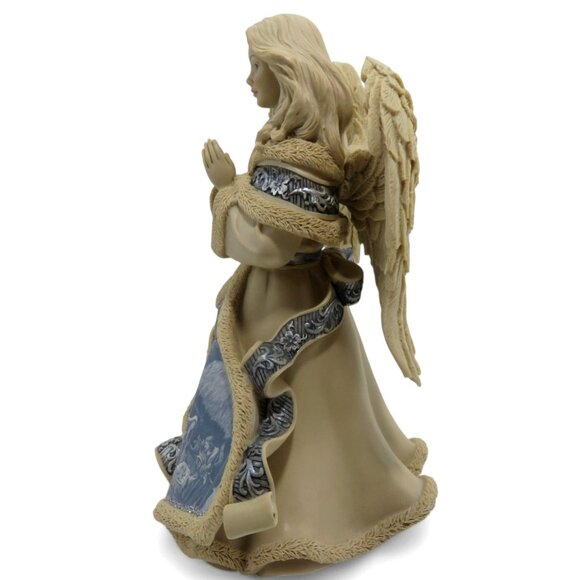 SARAHS ANGELS Praying Angel Musical Figurine in Nativity Scene Dress 2006 Boxed - Picture 7 of 11